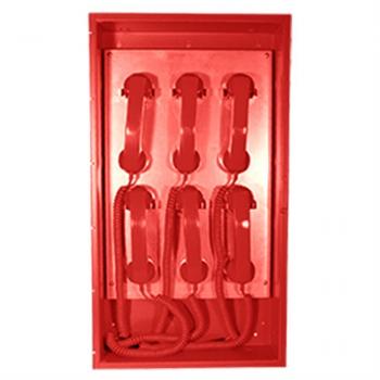 Tủ treo ống thoại cầm tay, màu đỏ ( chứa 6 thiết bị cầm tay FNV-FH )