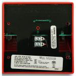 Còi/Đèn chớp kết hợp 24VDC chống thời tiết, 75CD, treo tường, màu đỏ ( cần có hộp backbox WPBB-R )